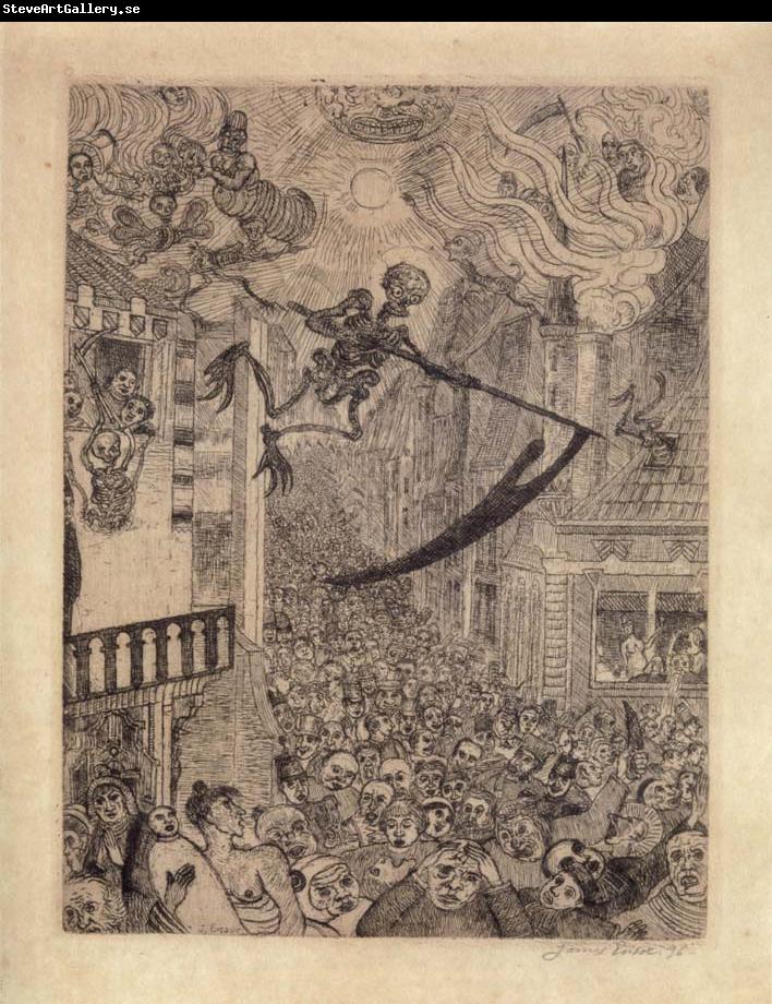 James Ensor Death Pursuing the Human Flock